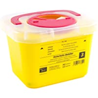 Los mejores  - Teqler T-314113 Contenedor de objetos punzantes- 3 L